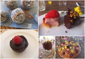 desserts at Olive Retreat - all sugar, gluten and dairy free.